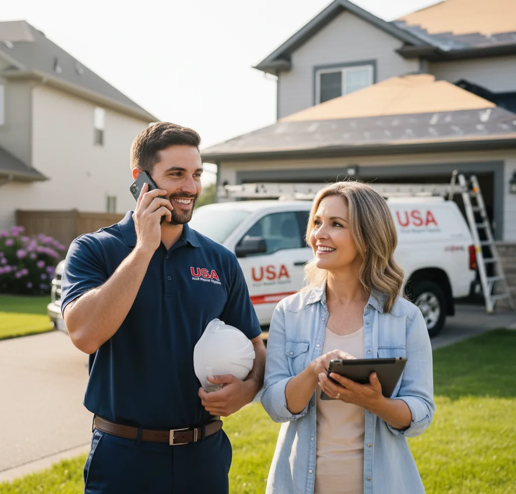 USA Roof Repair Experts customer support in Rainier
